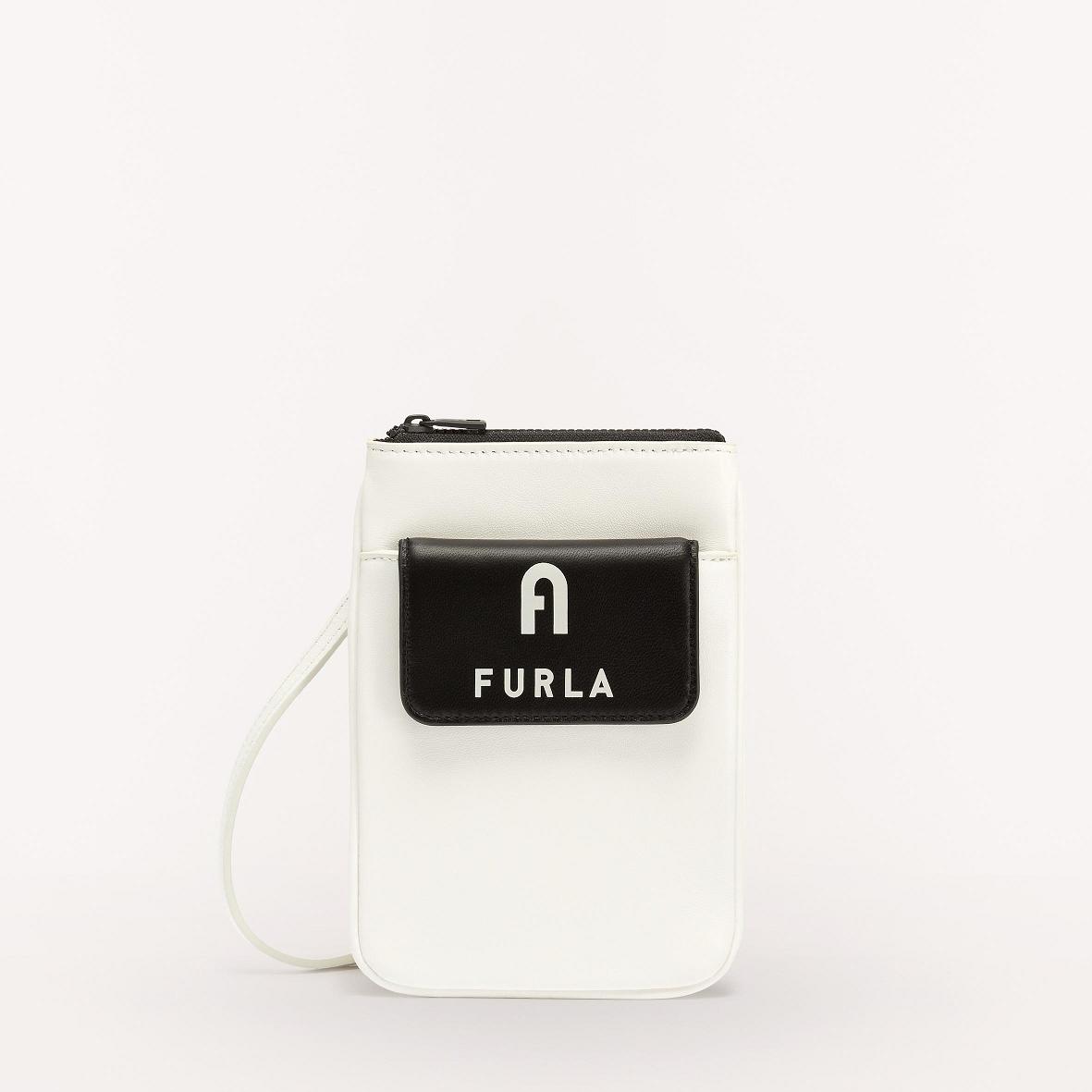 Furla Iris Mini Bags White Black Women South Africa RO7024815